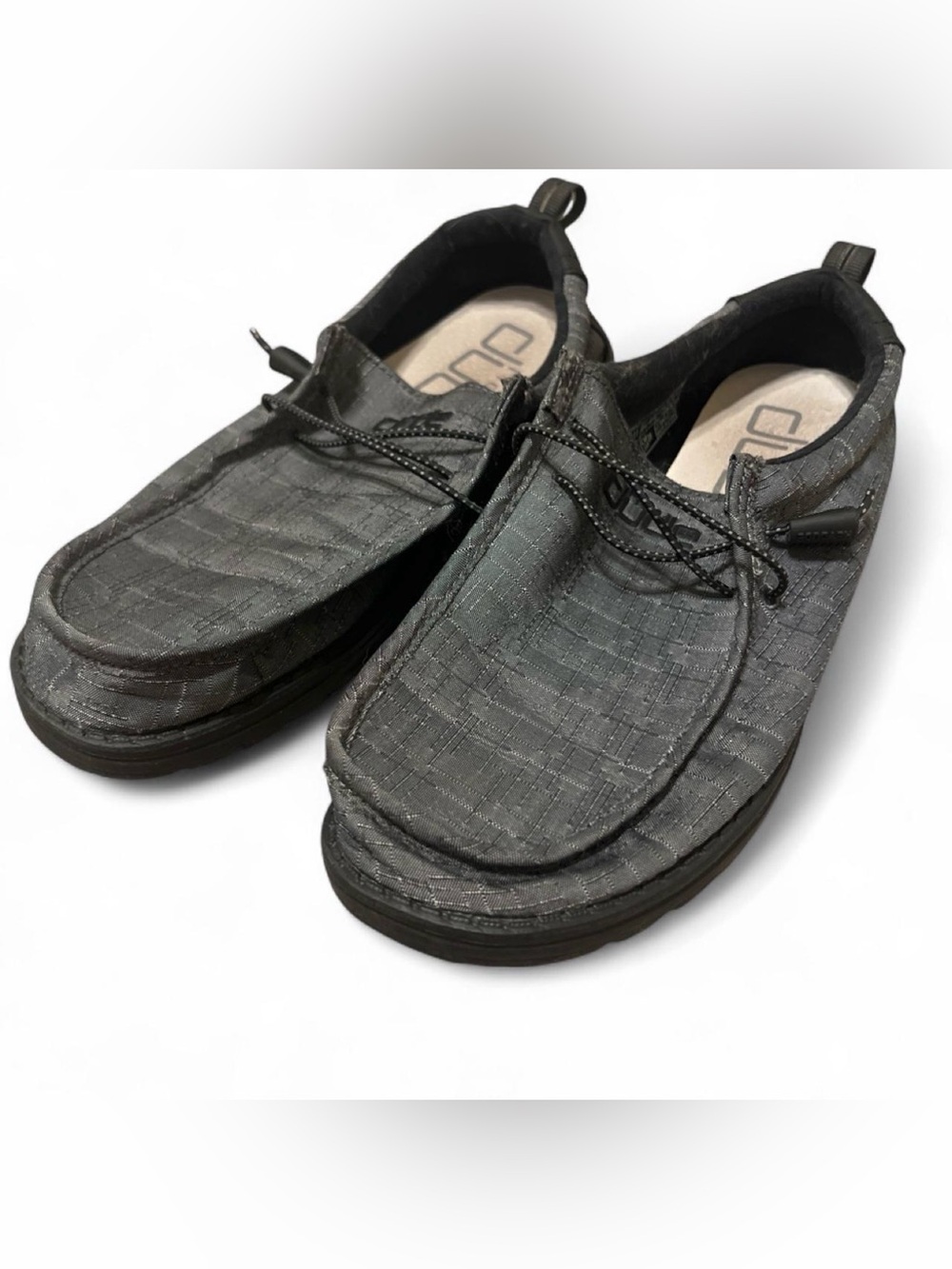 HEYDUDE Wally Scorpion Men’s Size 11 Gray Black Slip On Loafers Shoes